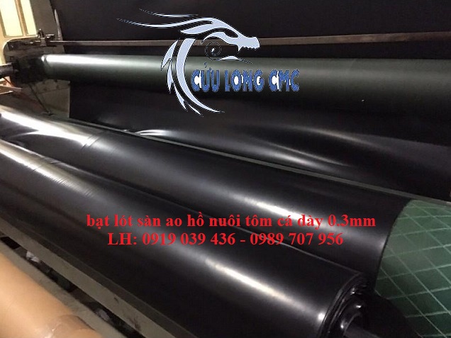 bạt lót ao hồ nuôi tôm cá dày 0.3mm