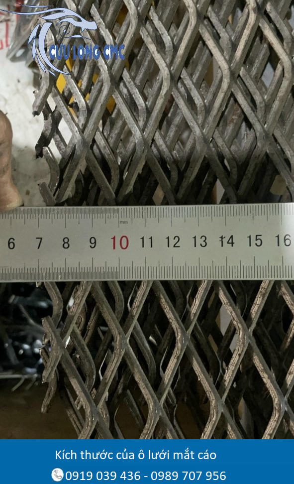 Kích thước ô lưới mắt cáo