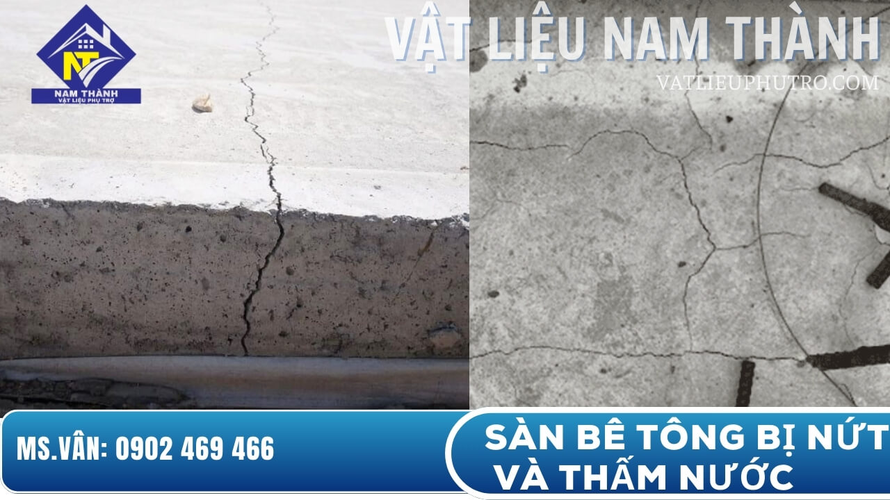 Sàn bê tông khi không sử dụng nilon lót sàn