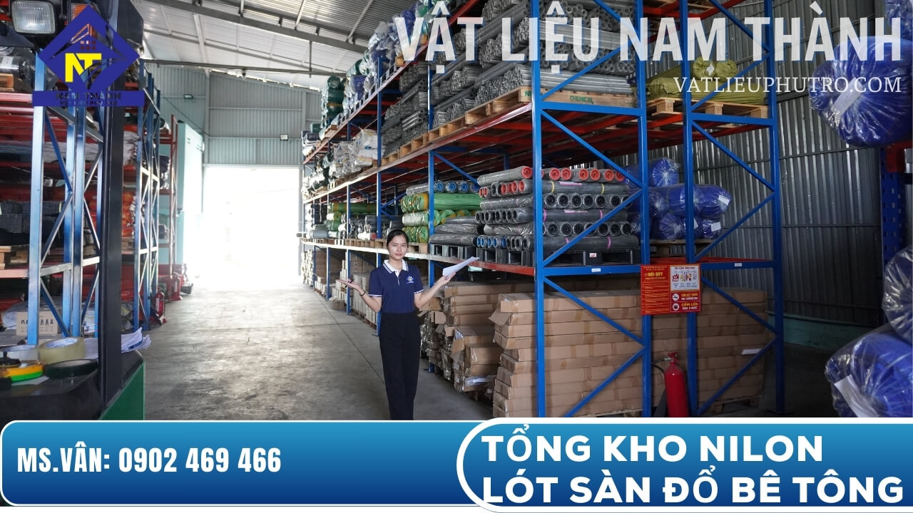 Tổng kho nilon lót sàn đổ bê tông