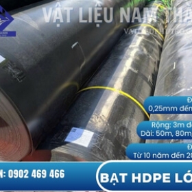 BẠT HDPE LÓT HỒ NUÔI TÔM CÁ