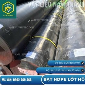 BẠT HDPE LÓT HỒ NUÔI TÔM CÁ