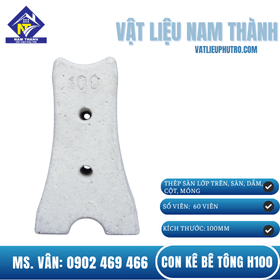 CỤC KÊ BÊ TÔNG CHỮ H - 100MM