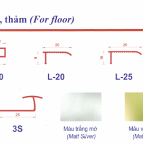 NẸP NHÔM SÀN GỖ