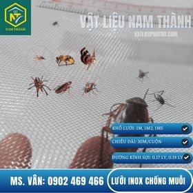 LƯỚI CHỐNG MUỖI INOX