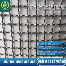 LƯỚI INOX LỖ VUÔNG