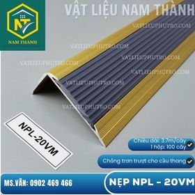 NẸP CHỐNG TRƯỢT BẬC CẦU THANG NPL - 20VM