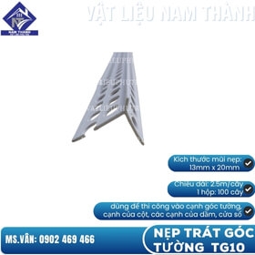 NẸP NHỰA TRÁT GÓC TƯỜNG TG10