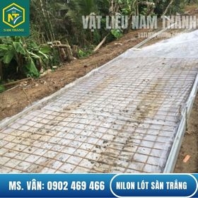 NILON LÓT SÀN ĐỔ BÊ TÔNG MÀU TRẮNG
