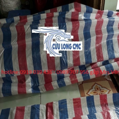 Báo giá bạt sọc 3 màu bao che công trình mới nhất 2022