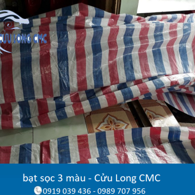 Báo giá các loại bạt sọc 3 màu