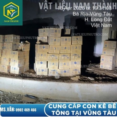 Cung cấp con kê bê tông giá rẻ ở Vũng Tàu