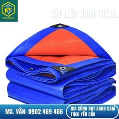 GIA CÔNG BẠT XANH CAM THEO YÊU CẦU - MAY VIỀN - ĐÓNG KHOEN