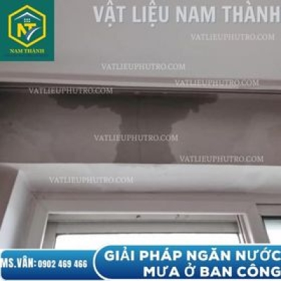 Giải pháp ngăn nước mưa chảy ngược vào trong ở lô gia, ban công