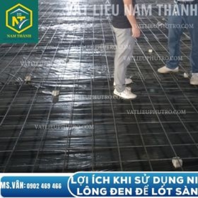 4 LỢI ÍCH KHI DÙNG NI LÔNG ĐEN LÓT SÀN THAY VÌ ĐỔ TRỰC TIẾP LÊN NỀN ĐẤT