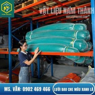 LƯỚI BAO CHE CÔNG TRÌNH MÀU XANH LÁ