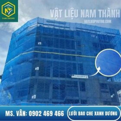 LƯỚI BAO CHE CÔNG TRÌNH MÀU XANH DƯƠNG