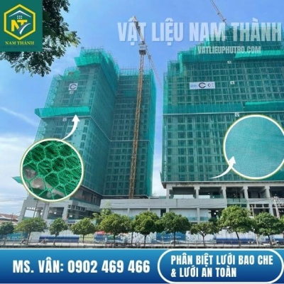 PHÂN BIỆT LƯỚI BAO CHE VÀ LƯỚI AN TOÀN CÔNG TRÌNH