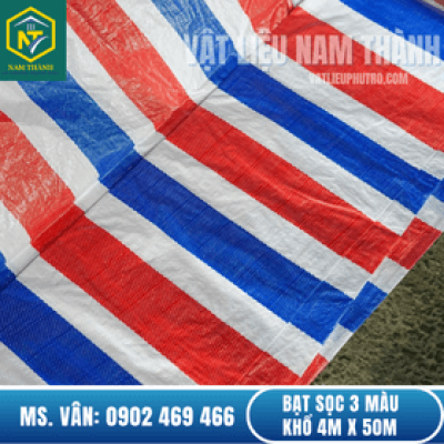 BÁO GIÁ BẠT SỌC 3 MÀU KHỔ 4M X 50M CHI TIẾT CẬP NHẬT MỚI NHẤT