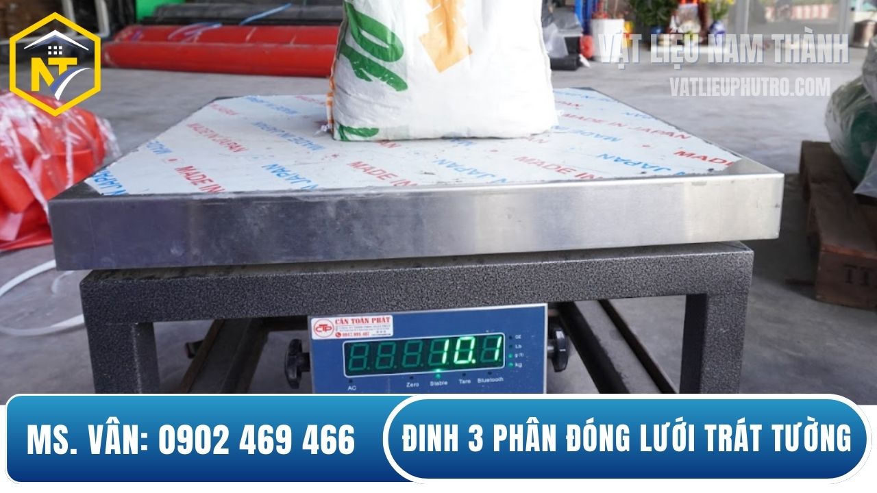 Đinh thép 3 phân đóng lưới trát tường