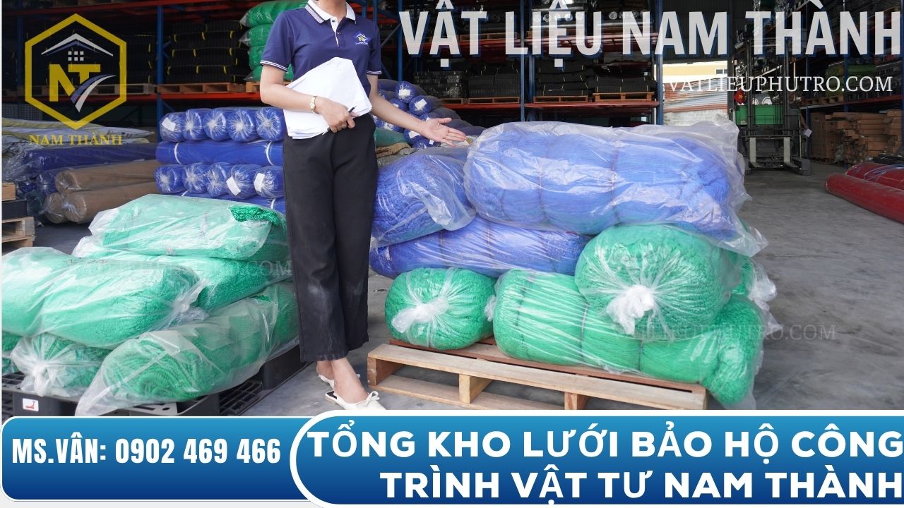 Các lý do nên chọn lưới bảo hộ khổ 2m của Nam Thành: bền chắc, chống rách, che chắn hiệu quả cho công trình xây dựng