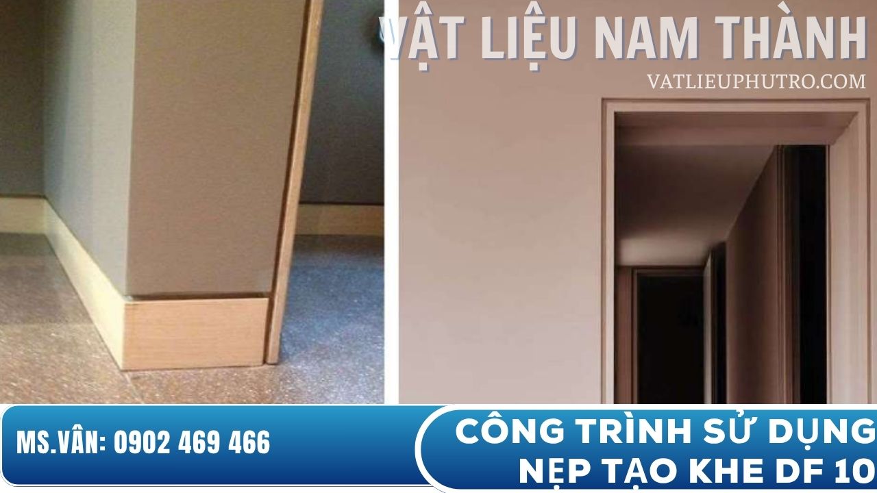 Công trình sử dụng nẹp tạo khe 1,2cm