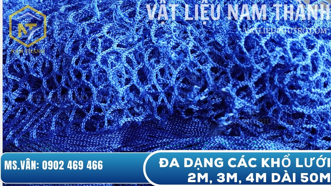 Đa dạng các khổ lưới an toàn xây dựng 2m, 3m, 4m, phù hợp nhiều loại công trình – Vật tư Nam Thành