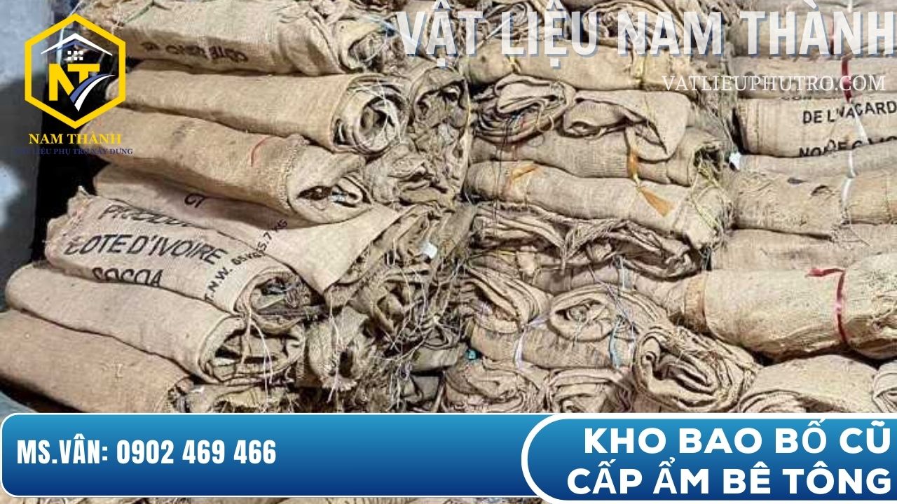 Kho bao bố cũ cấp ẩm bê tông