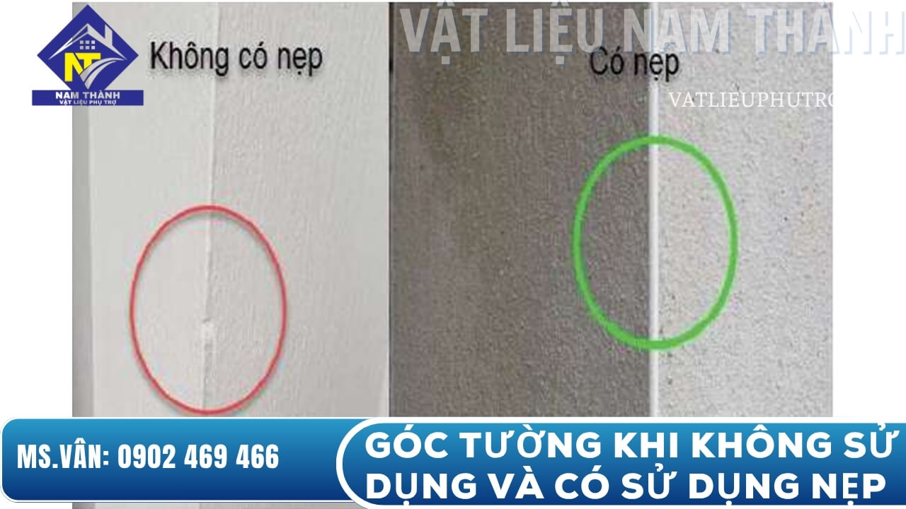 Tại sao cần sử dụng nẹp tô góc tường cho công trình