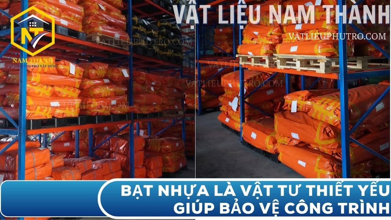 Tổng kho bạt xanh cam của vật tư Nam Thành