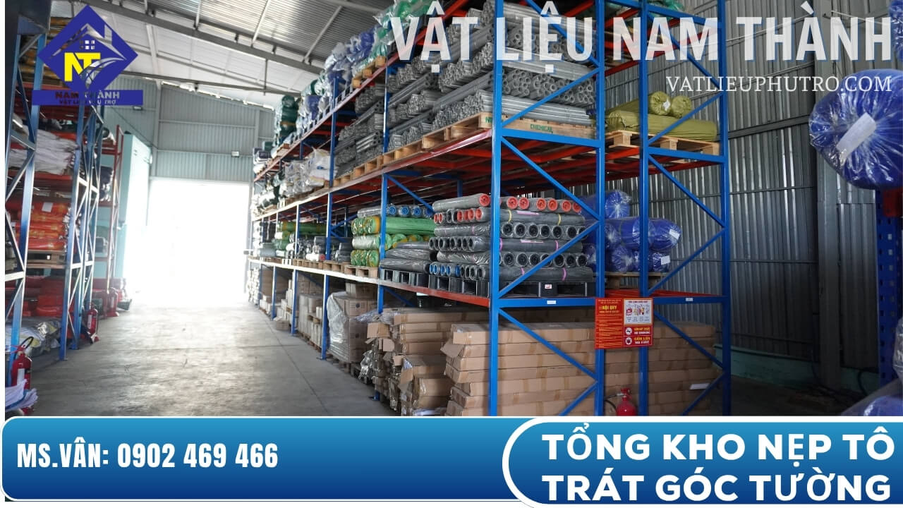 Tổng kho nẹp tô trát góc tường vật tư Nam Thành