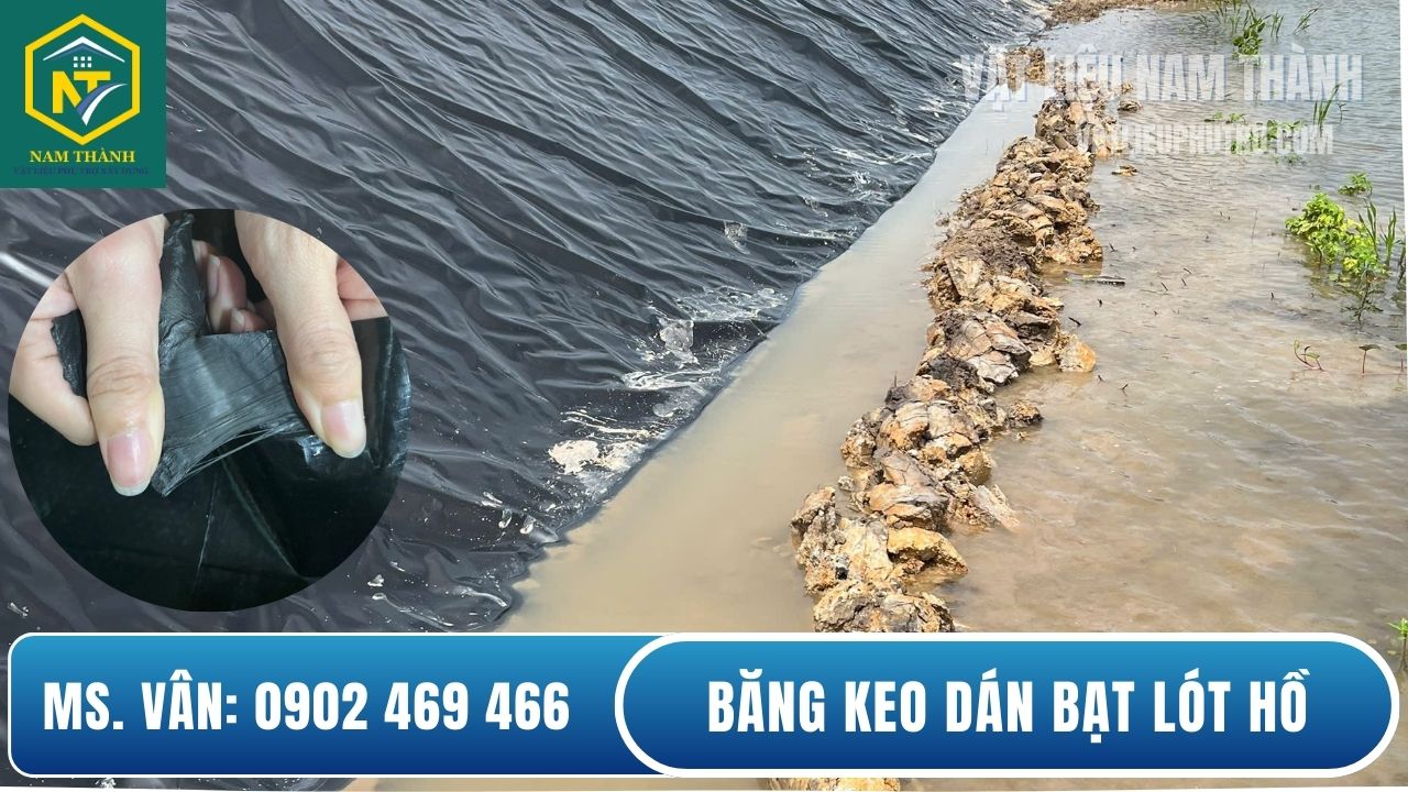 Băng keo dán bạt lót hồ nuôi tôm