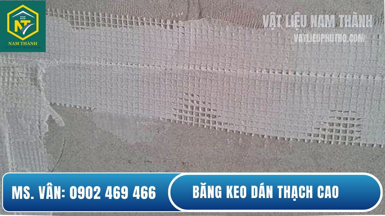 Băng keo lưới sợi thủy tinh dán thạch cao