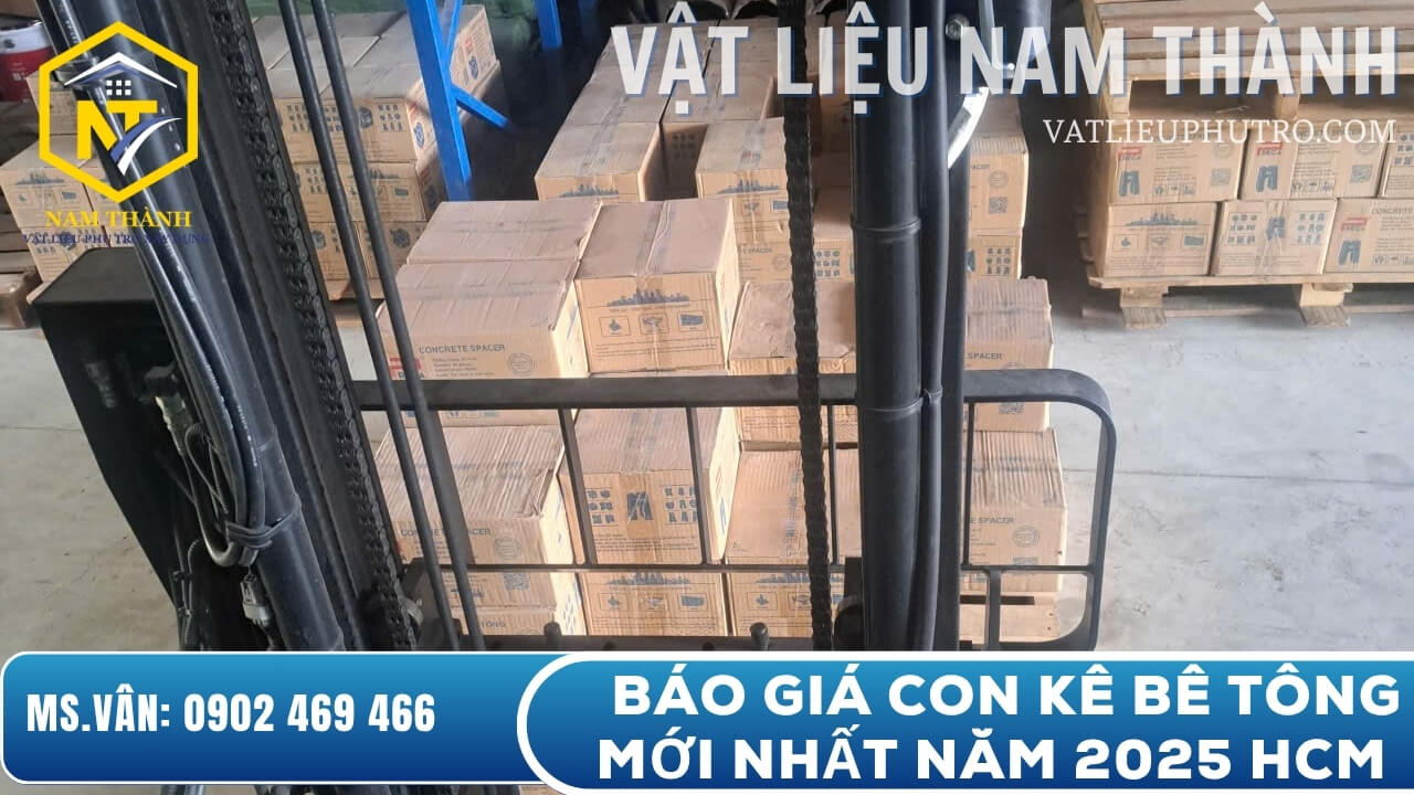 Báo giá con kê bê tông tại HCM mới nhất 2025