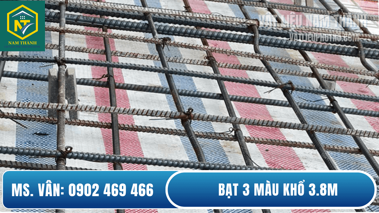 Bạt 3 màu khổ 3.8M
