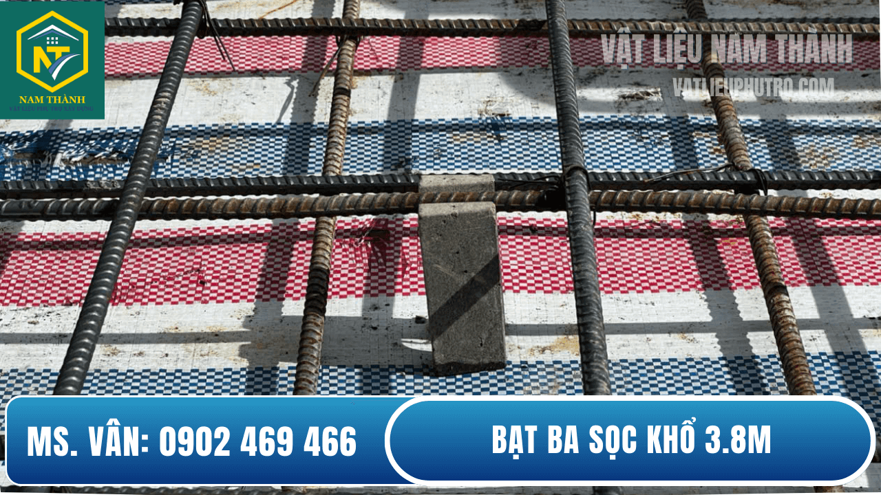 Bạt ba sọc khổ 3.8M