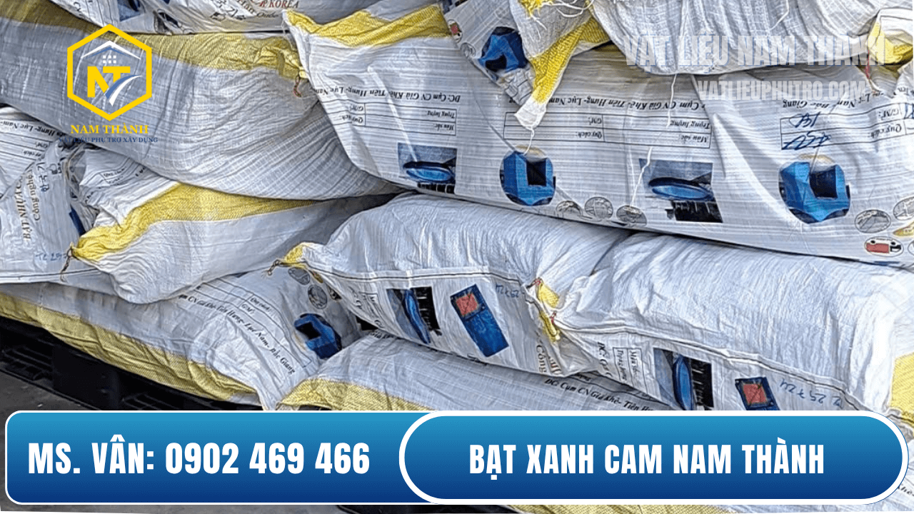 Bạt xanh cam che nắng che mưa| Nam Thành