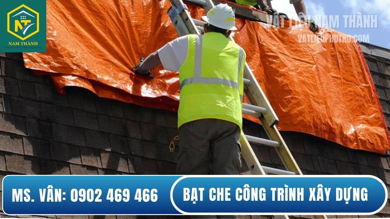 Bạt che công trình