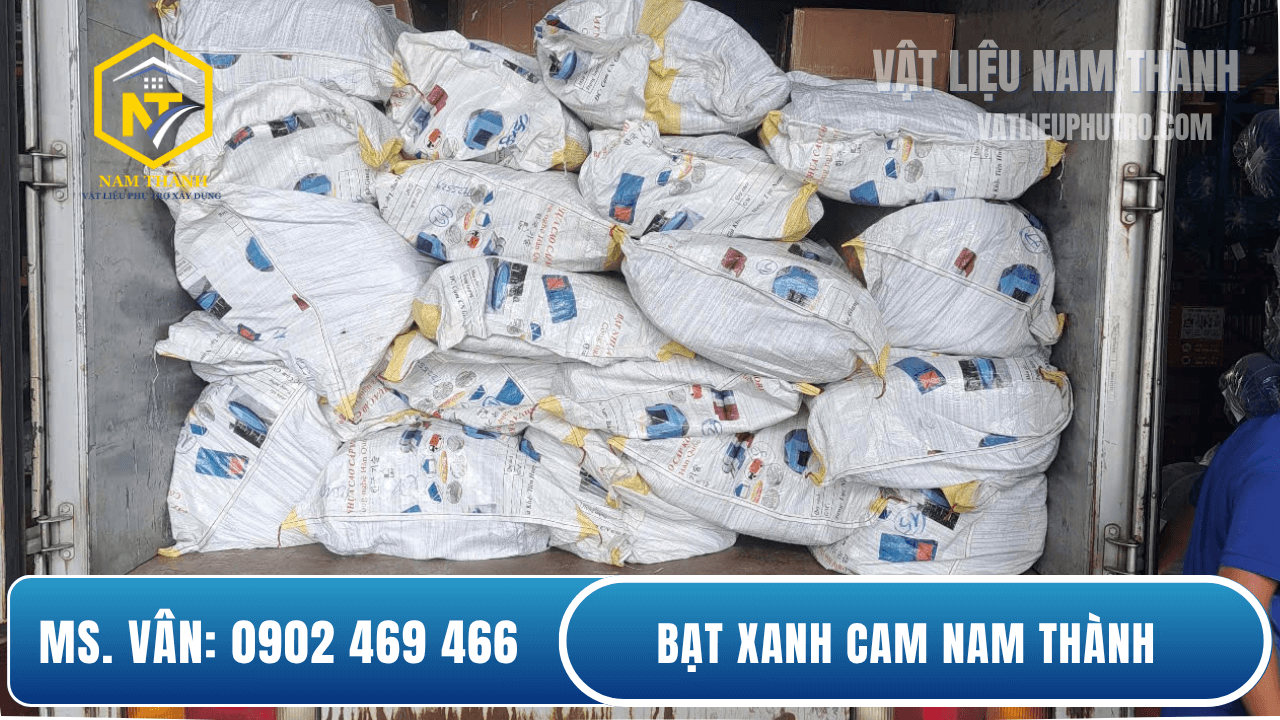 Bạt xanh cam che nắng che mưa| Nam Thành