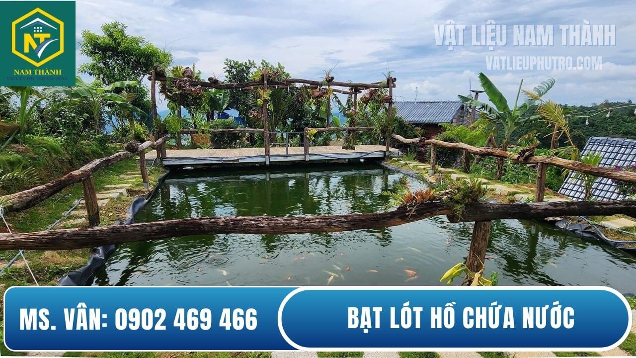 Bạt lót hồ chứa nước Nam Thành