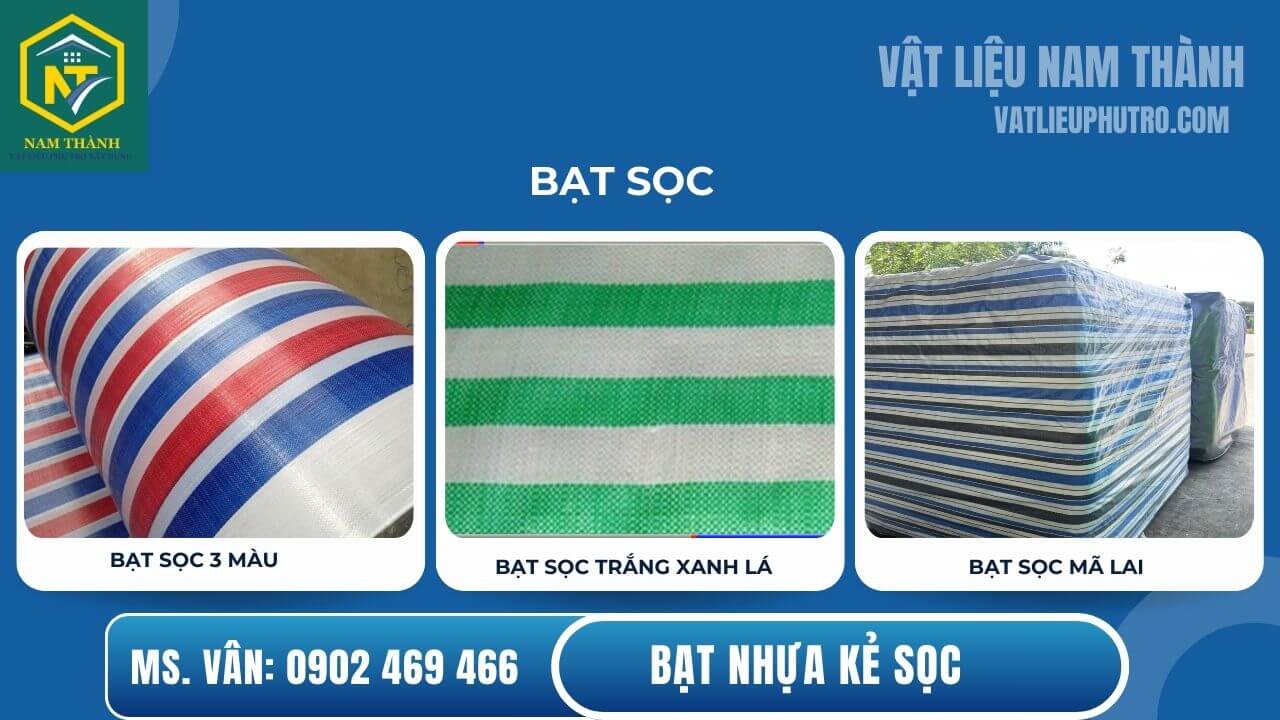 Bạt nhựa kẻ sọc