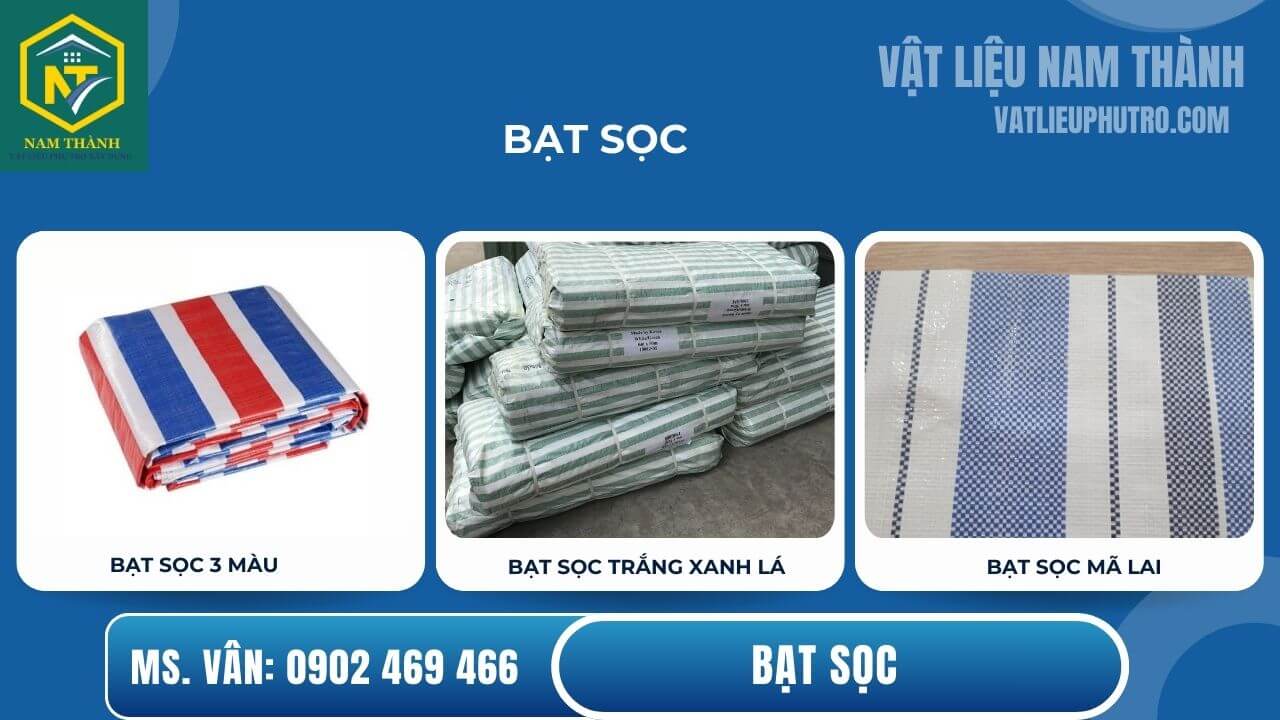 Bạt nhựa sọc màu