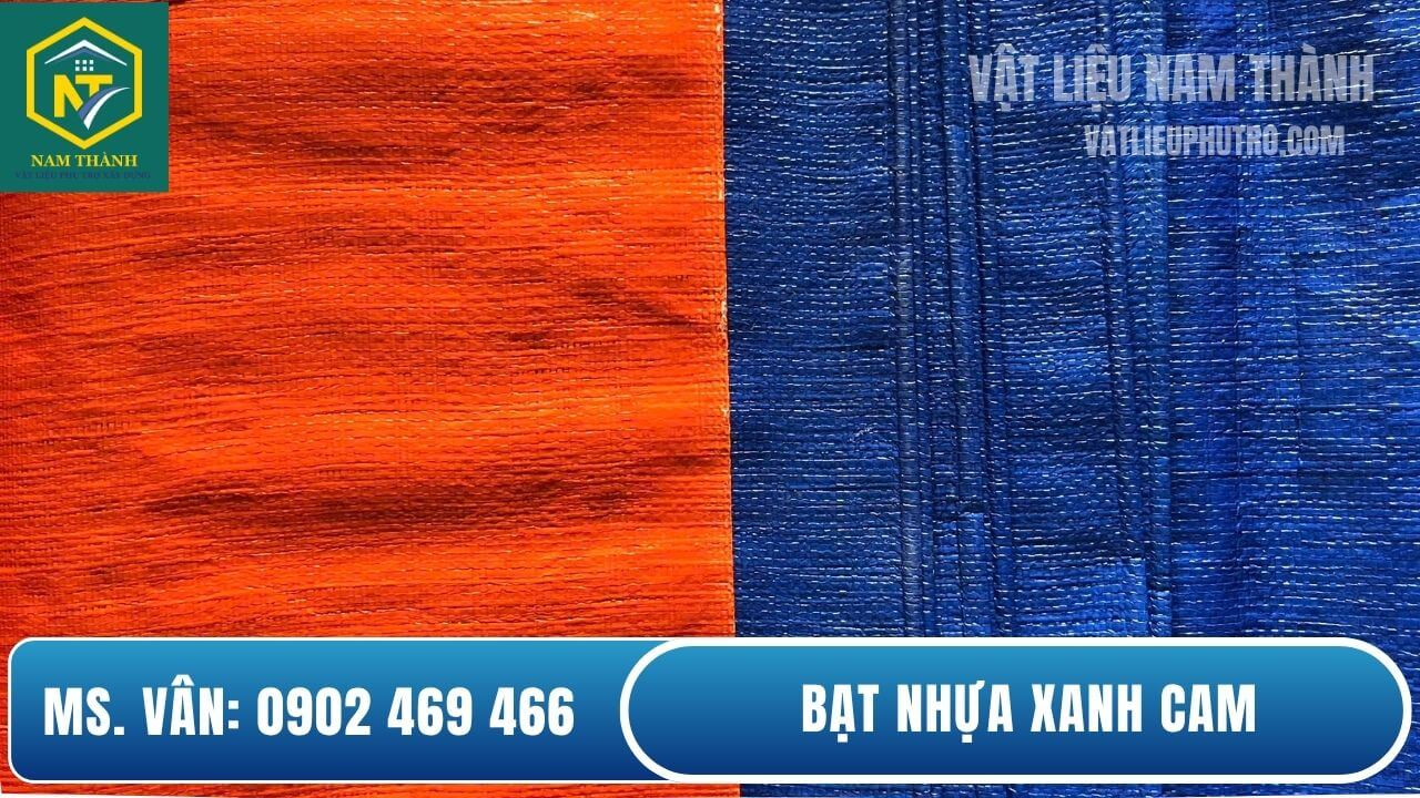 Bạt nhựa xanh cam