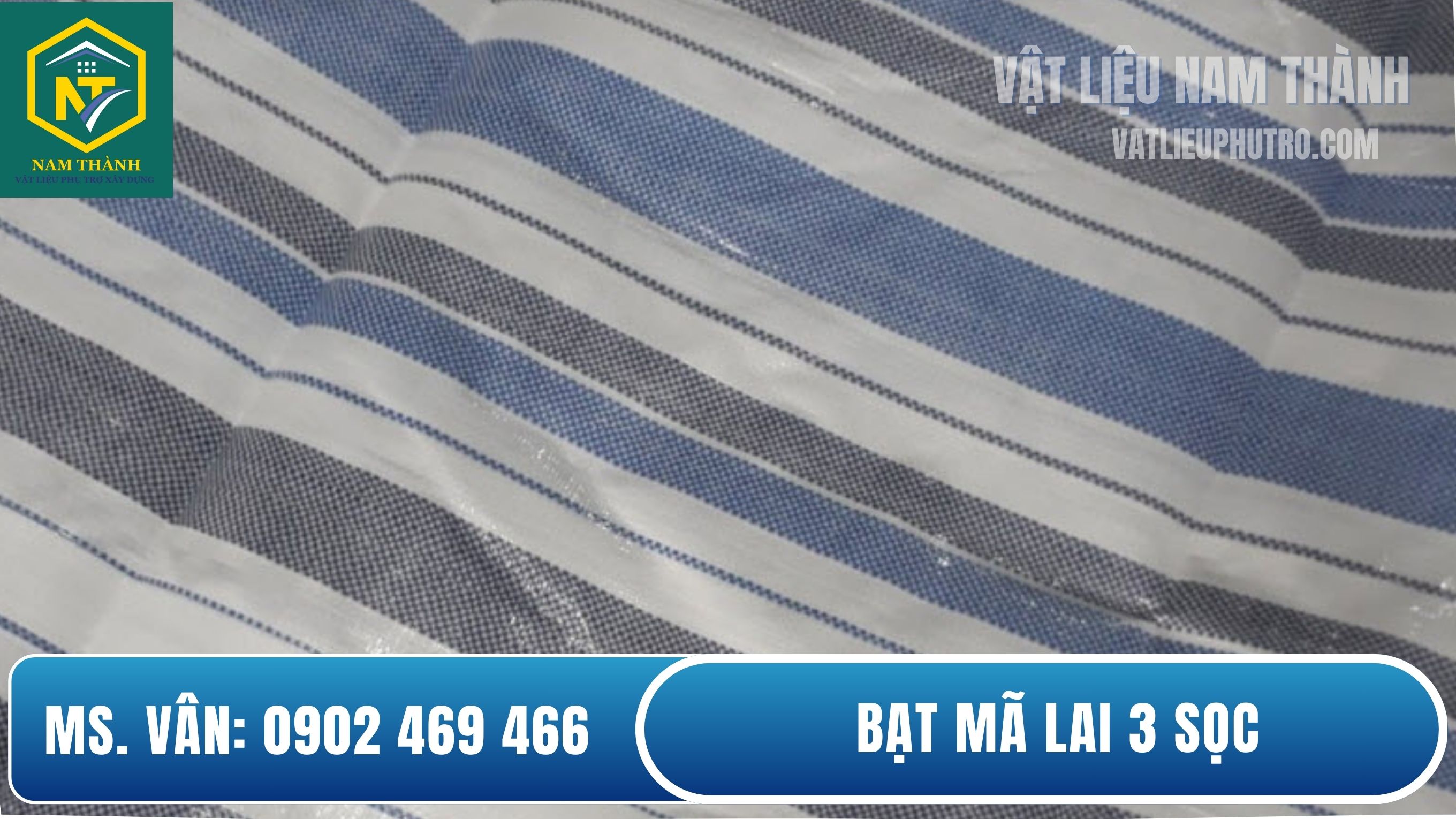 Bạt sọc 3 màu Mã Lai