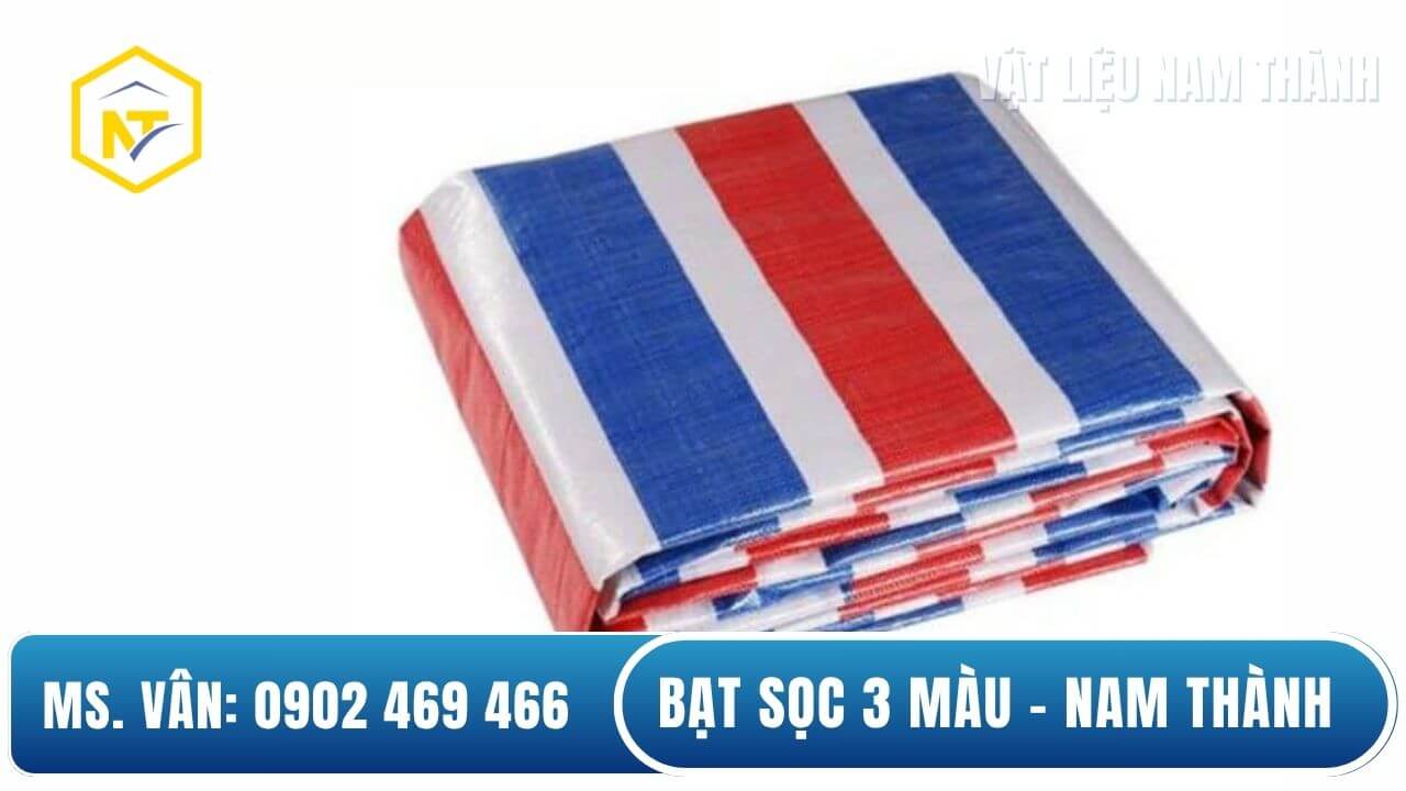 Bạt sọc 3 màu giá tốt