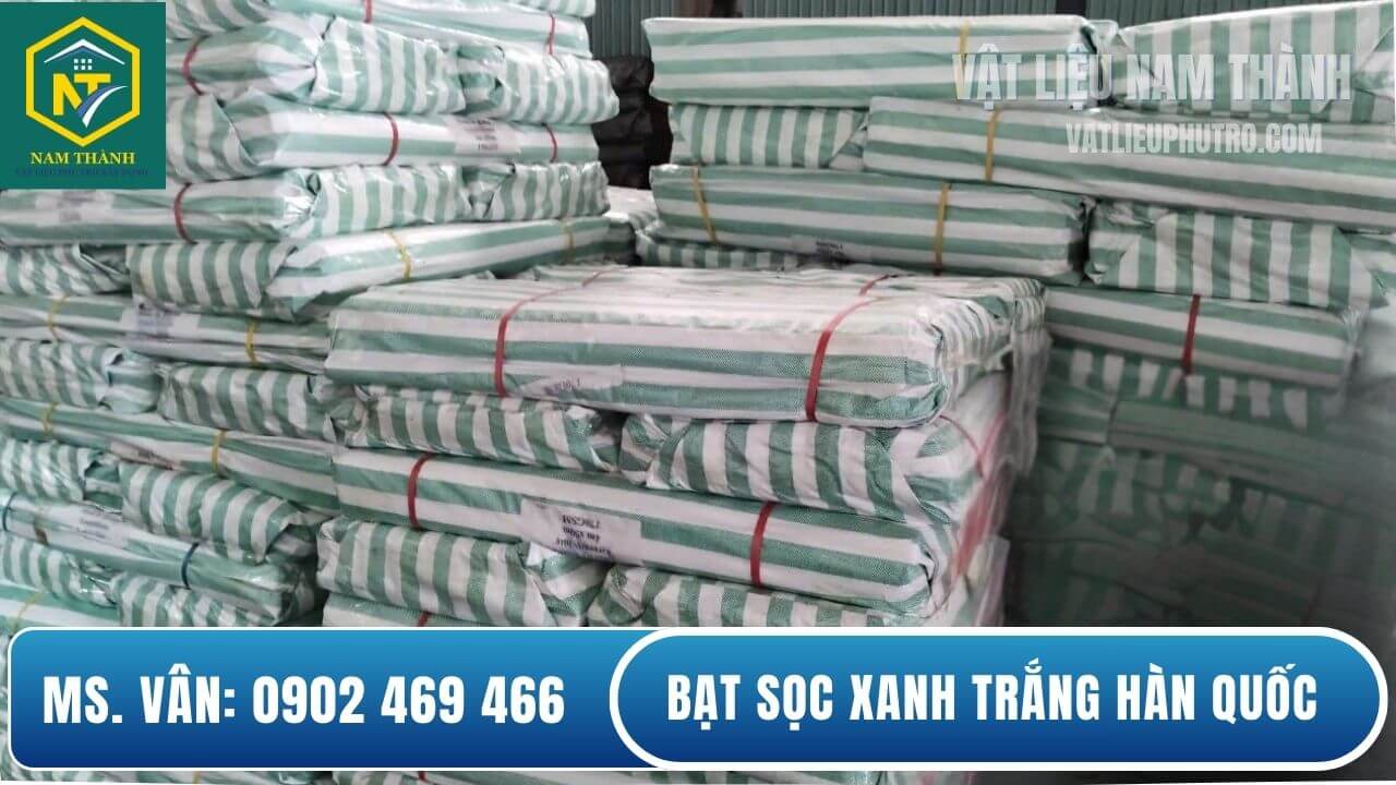 Bạt sọc xanh trắng Hàn Quốc