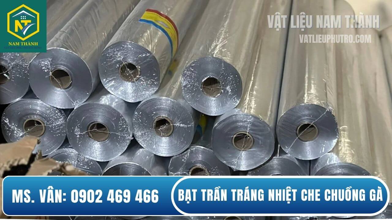 Bạt trần tráng nhiệt che chuồng gà