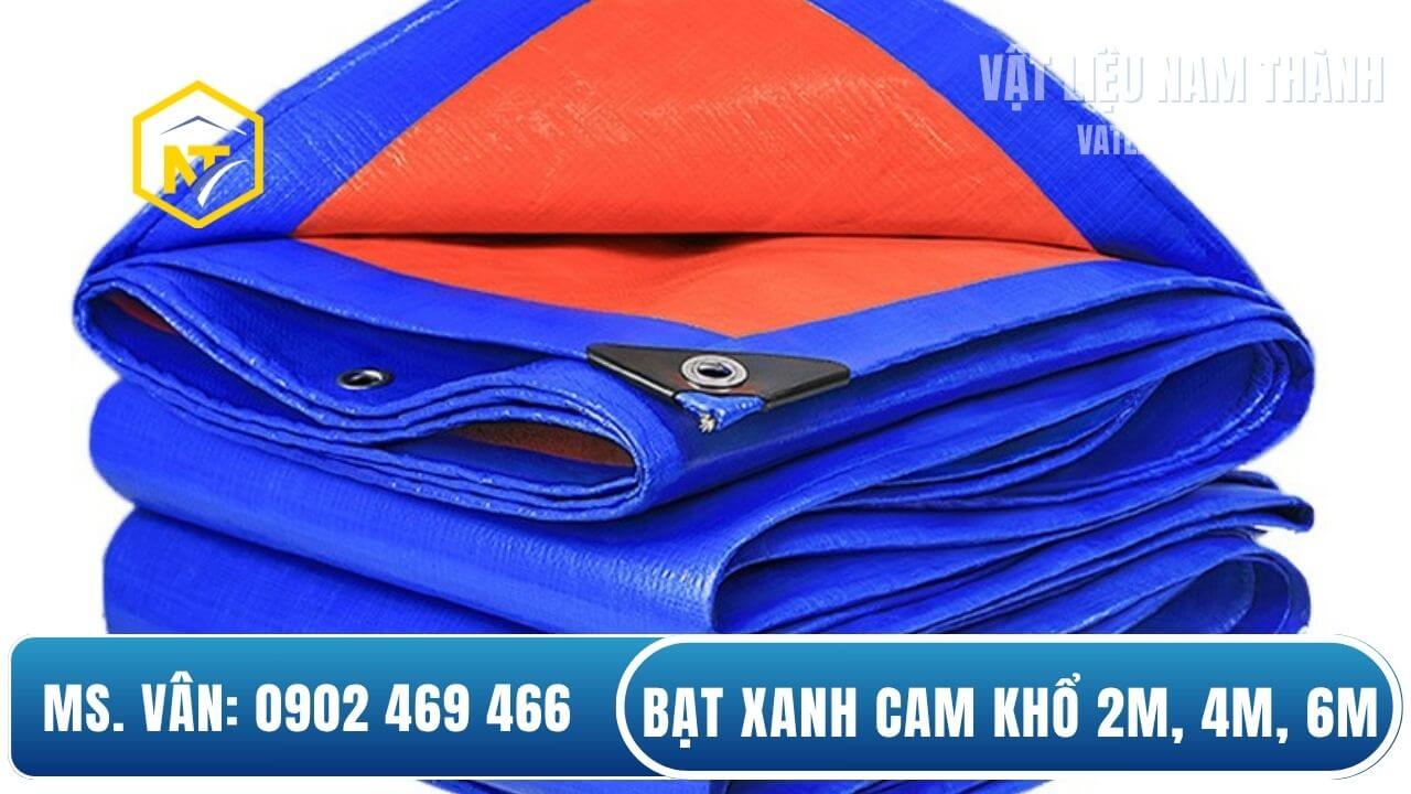 Bạt xanh cam khổ 2m, 4m, 6m