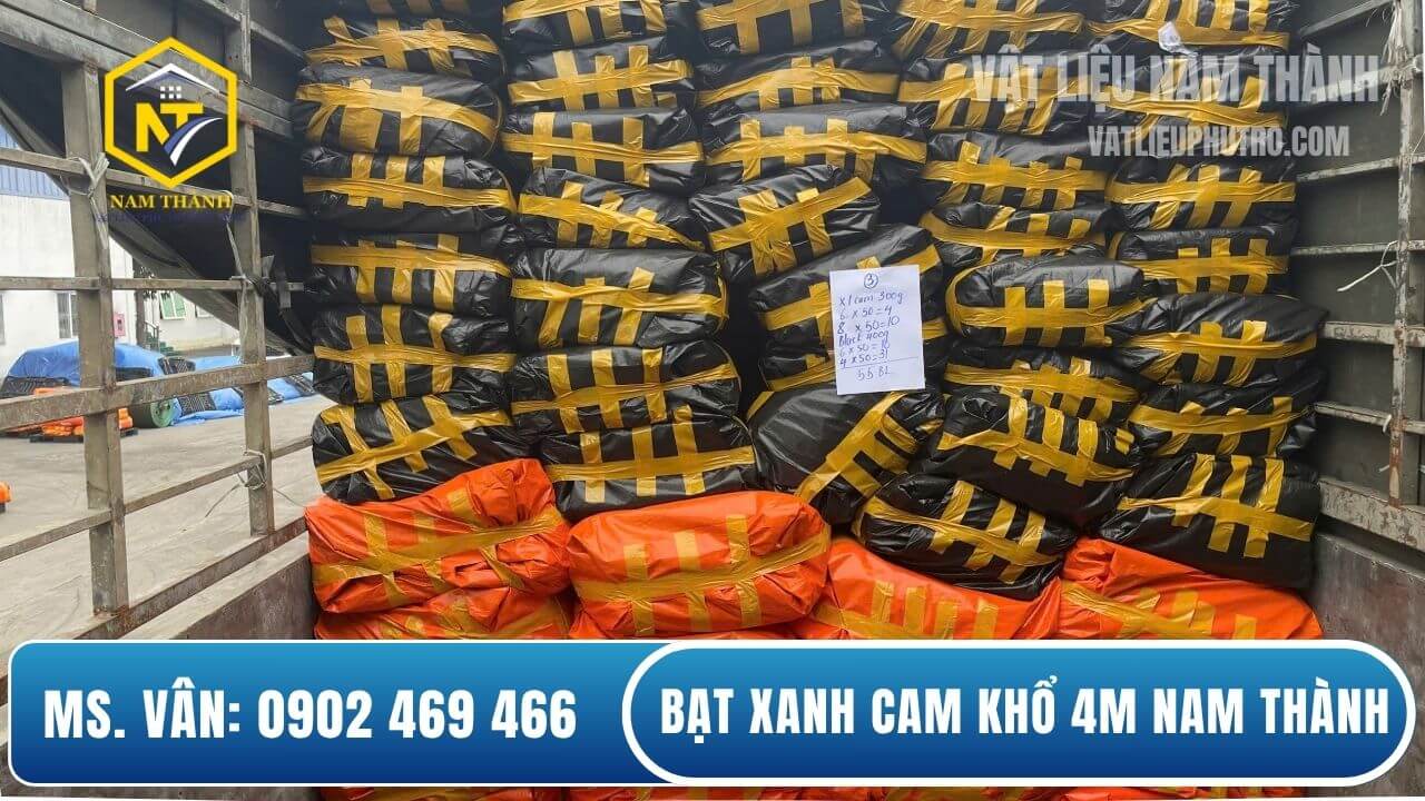 Bạt xanh cam giá tốt