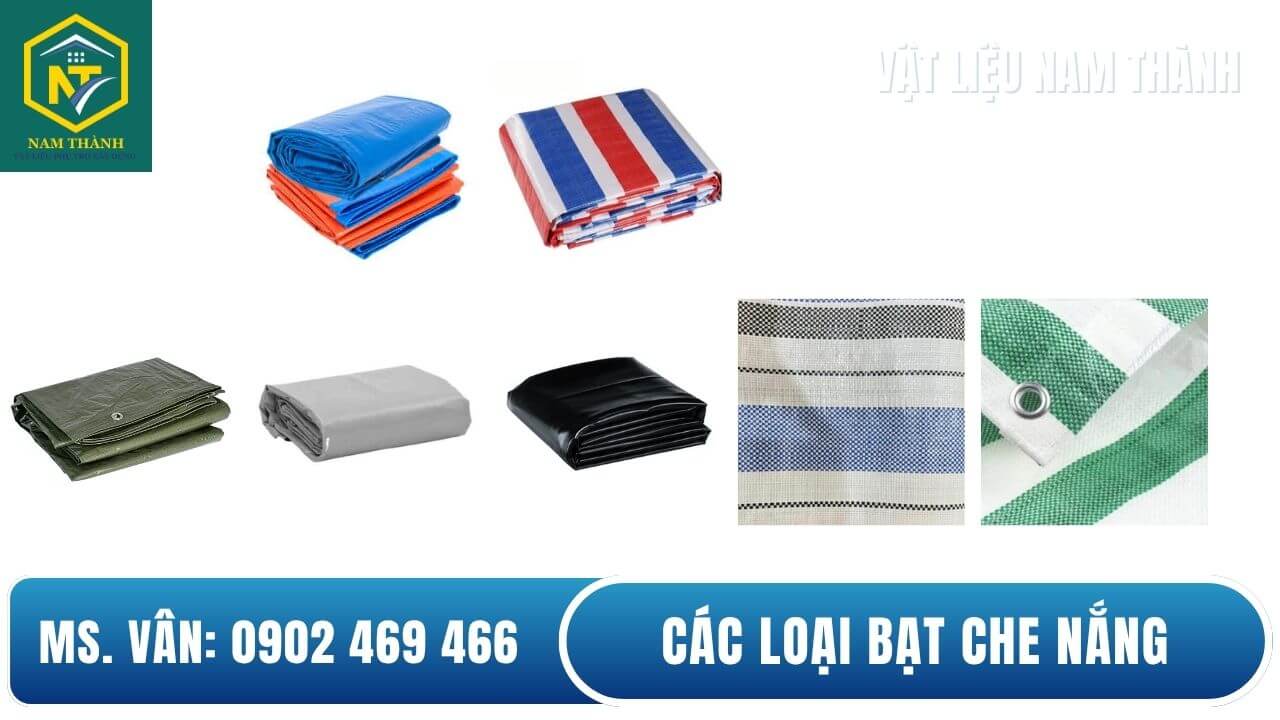 Các loại bạt che nắng phổ biến